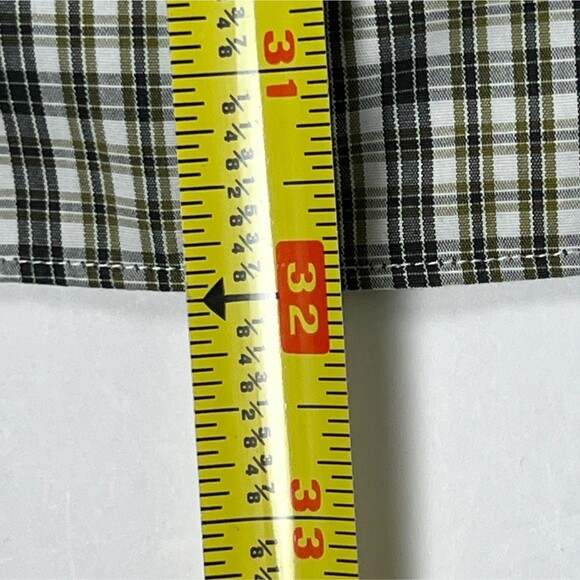 Brooks Brothers Casual Shirt Non-Iron 346 Green Plaid Long-Sleeve Button-Down - Picture 10 of 11